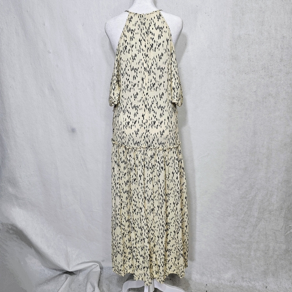 Lela Rose Printed Sleeveless Off The Shoulder Maxi Dress 8 - Picture 5 of 11